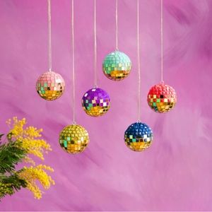 Disco Ball Ornament by Glitterville (Set of 6)